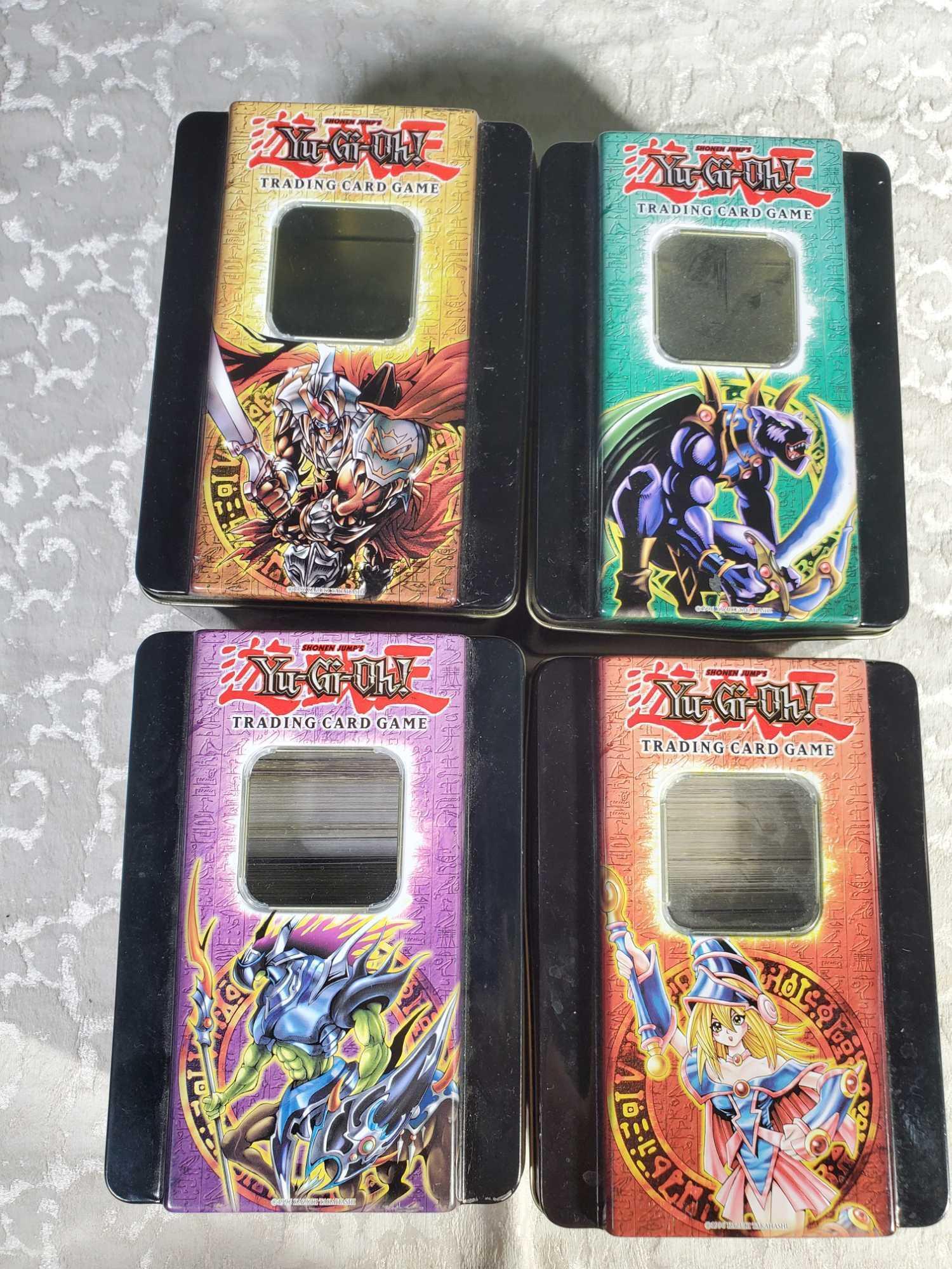8 Yu-Gi-Oh! Collector Tins with Cards - 4 5DS and 4 Shonen Jump's - Series 2, 5 and 6, 2005-2009