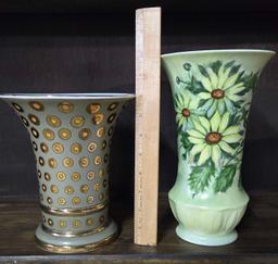 Collection of Vintage Porcelain Vases, Chargers, & More