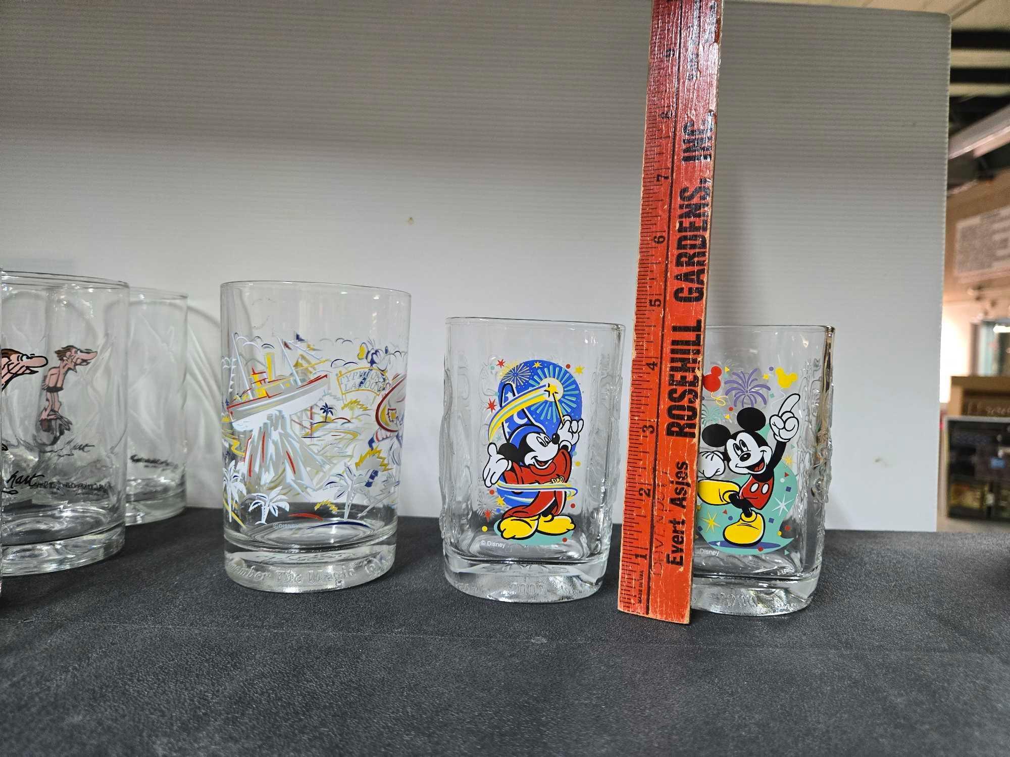 Set of 18 Stella Artois Beer Glasses Plus Arby's 1981 BC Comics Ice Age Glasses & More