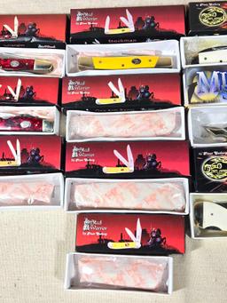 Collection of Vintage New Old Stock Frost Cutlery Folding Knives With Original Boxes