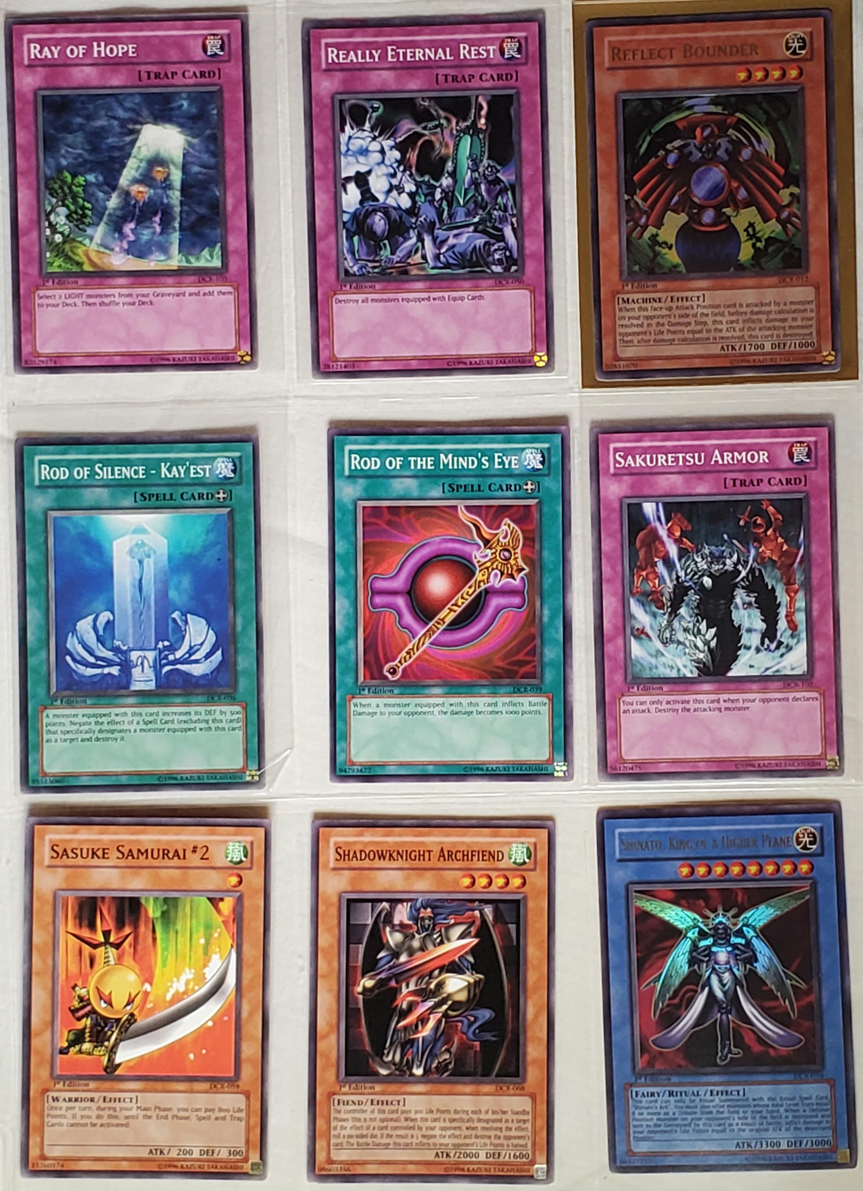 Full Set of 106 Yu-Gi-Oh! 2003 Dark Crisis DCR  Trading Cards, 105  of 106 are 1st Edition