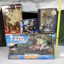 4 Star Wars Series Figures in Original Boxes