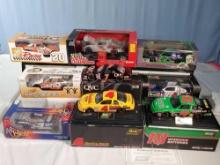 8 Limited Edition and Special Series NASCAR 1:24 Scale Stock Cars in Original Boxes