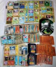 225 Pokemon Cards Plus Dragon Lance Fifth Age, and Marvel Super Heroes Adventure Game Cards