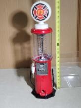 21" Bubble Gum Machine "Gas Pump" Style With "FD" Topper.