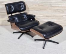 Herman Miller Eames Vitra Design Museum Miniature Lounge Chair & Ottoman