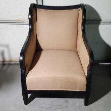 Century Furniture Co. Classically Inspired Modern Wingback Lounge Chair Cream Upholstery