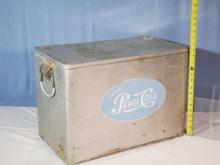 1940s Aluminum Pepsi-Cola Ice Chest Picnic Cooler
