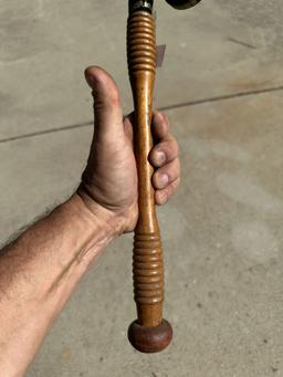 Vintage Pflueger Rocket No. 1355 Reel with Wooden Rod