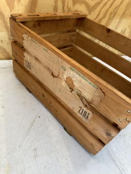 Vintage Product of Holland Décor Crate with Lid