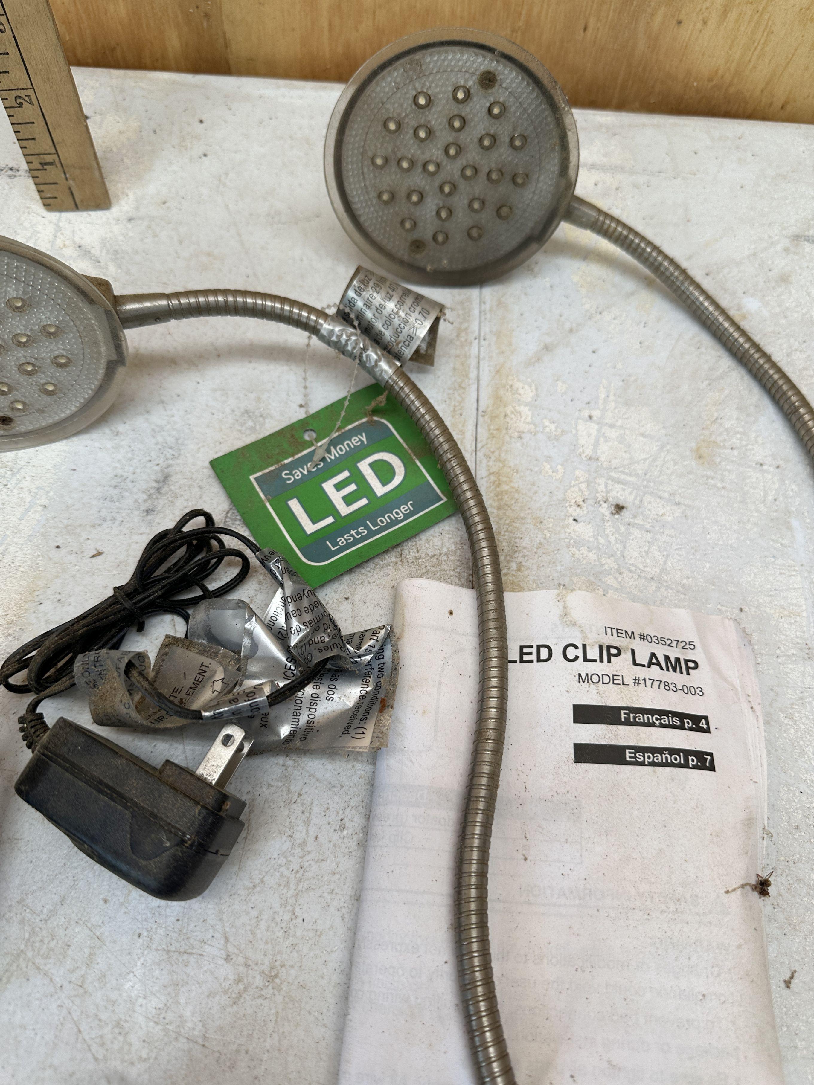 Box Lot/LED Clip Light, Ratchet Strap Mechanism, ETC