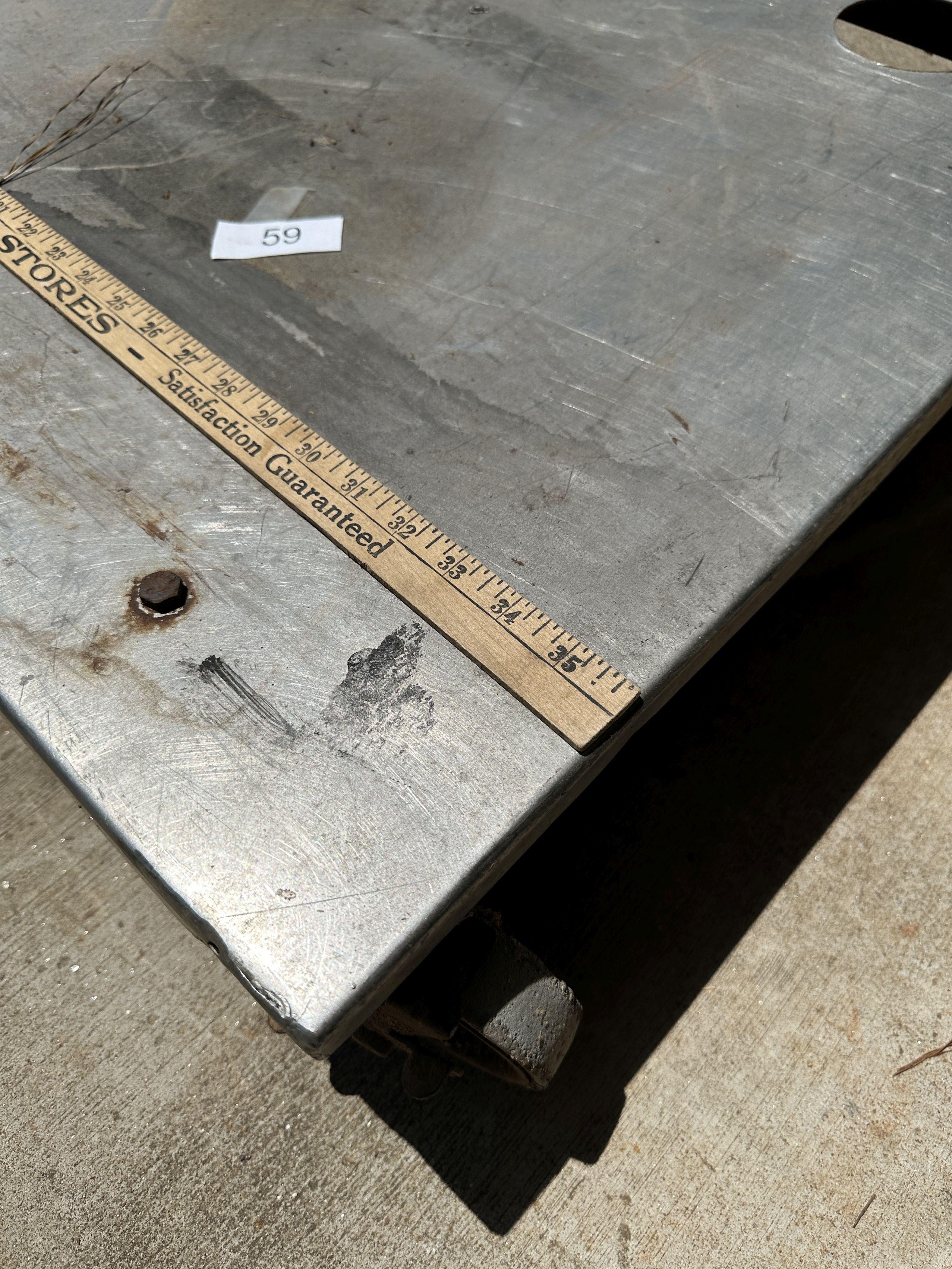 Large Heavy Duty Stainless Steel Dolly (Local Pick Up Only)