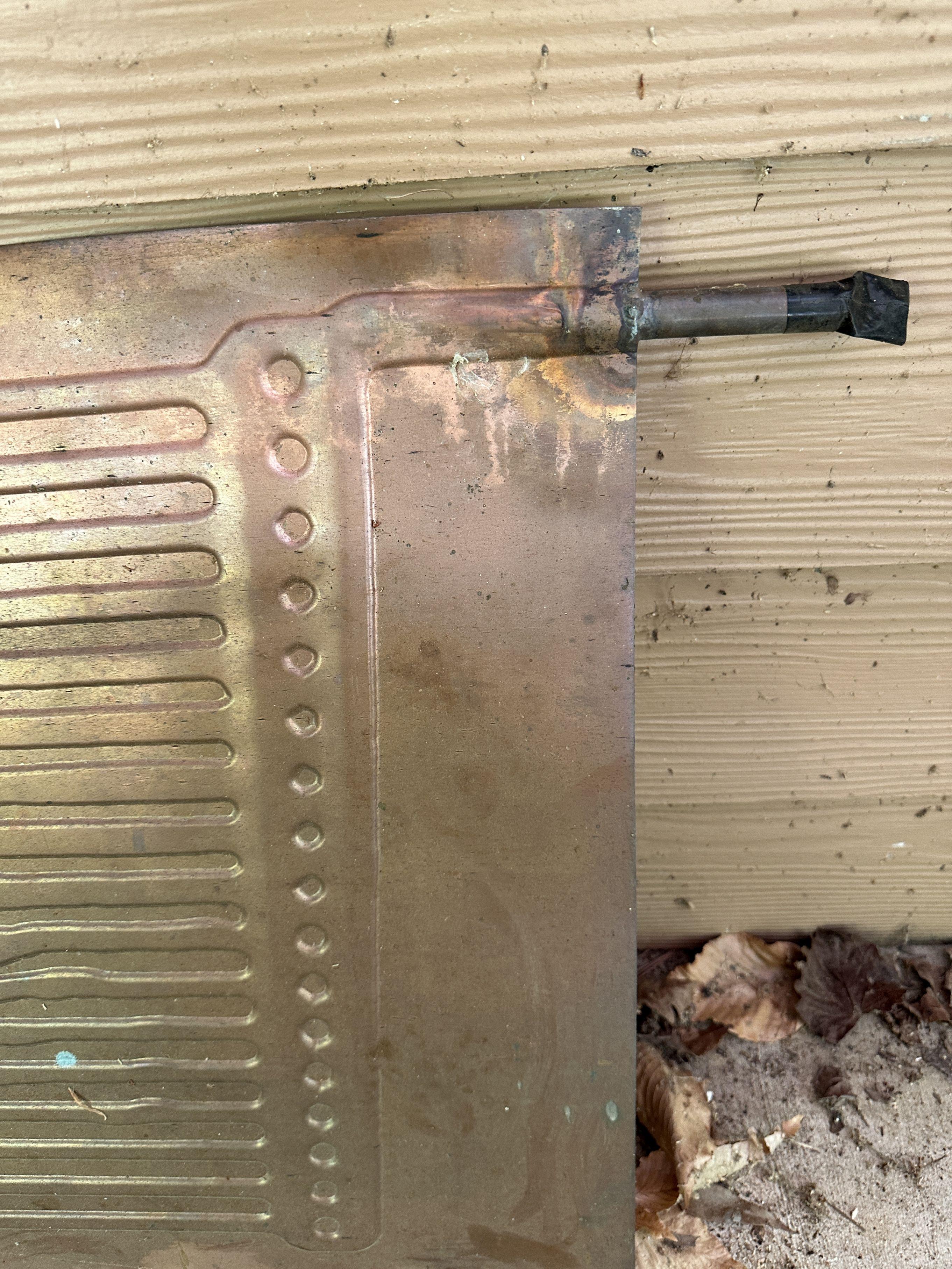 Vintage Copper Roof Mounted Water Heater (Local Pick Up Only)