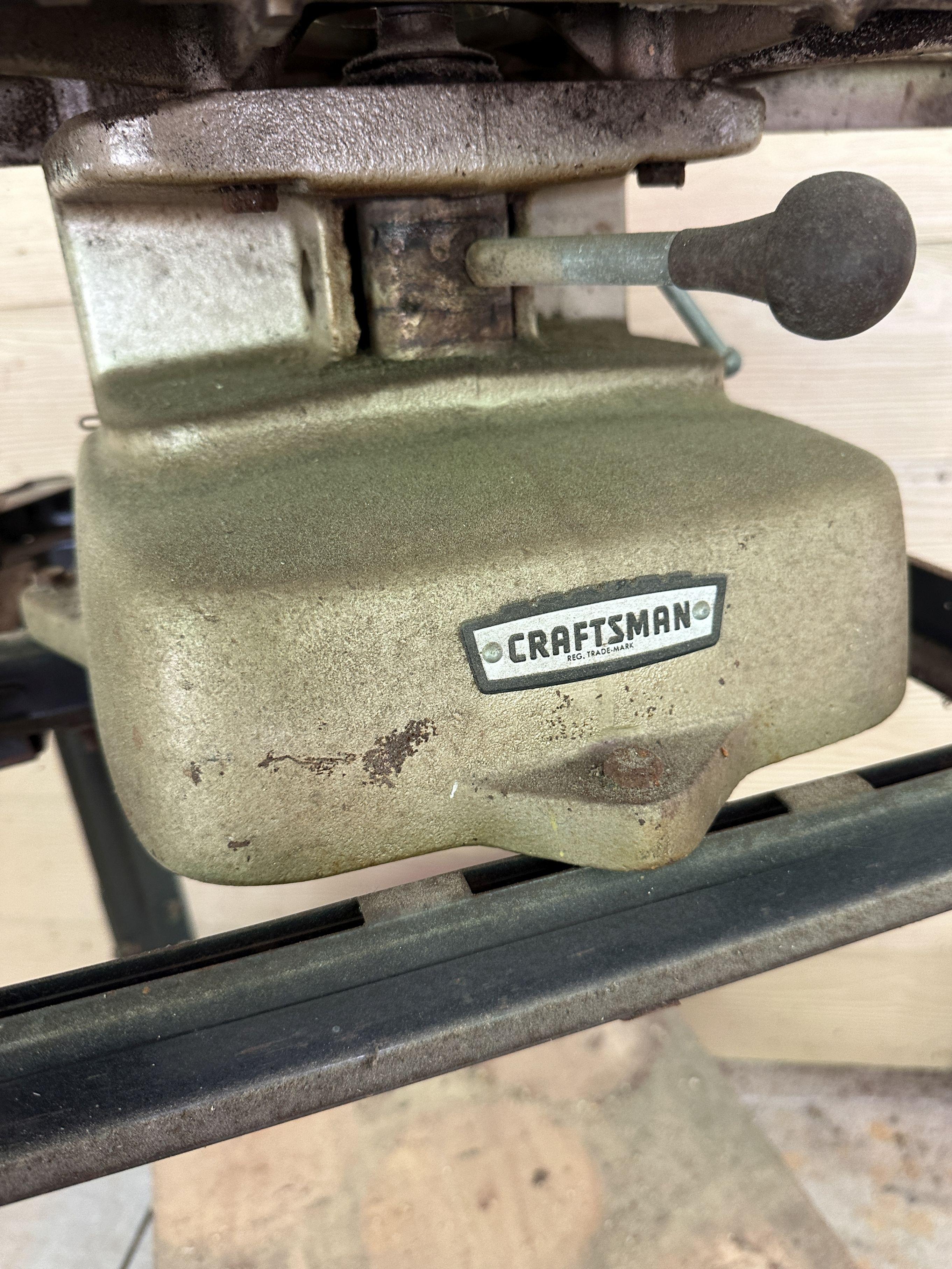 Vintage Craftsman Heavy Duty Table Router with Many Router Heads (Local Pick Up Only)