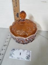 Fenton Opalescent Candy Dish