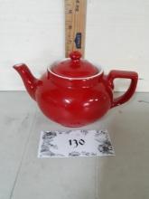 Vintage Halls Kitchenware Red Teapot