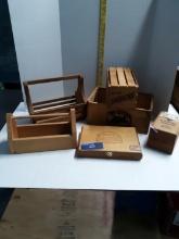 Wooden Container Box Lot