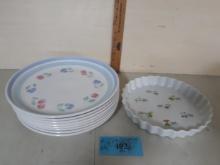 Anchor Hocking Quiche, Dinner plates