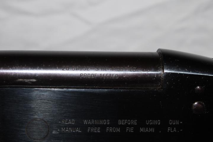 CBC Model SB .20 Ga. 3" Modified Single Shot Shotgun