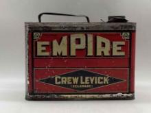 1920's Cities Service Crew Levick 1/2 Gallon Oil Can