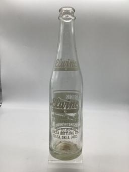 "Drink Elwino" Soda Bottle Tulsa, OK