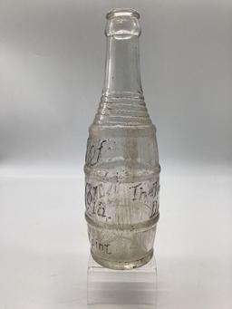 Figural "Keg O Kidd?s Cola" Soda Bottle