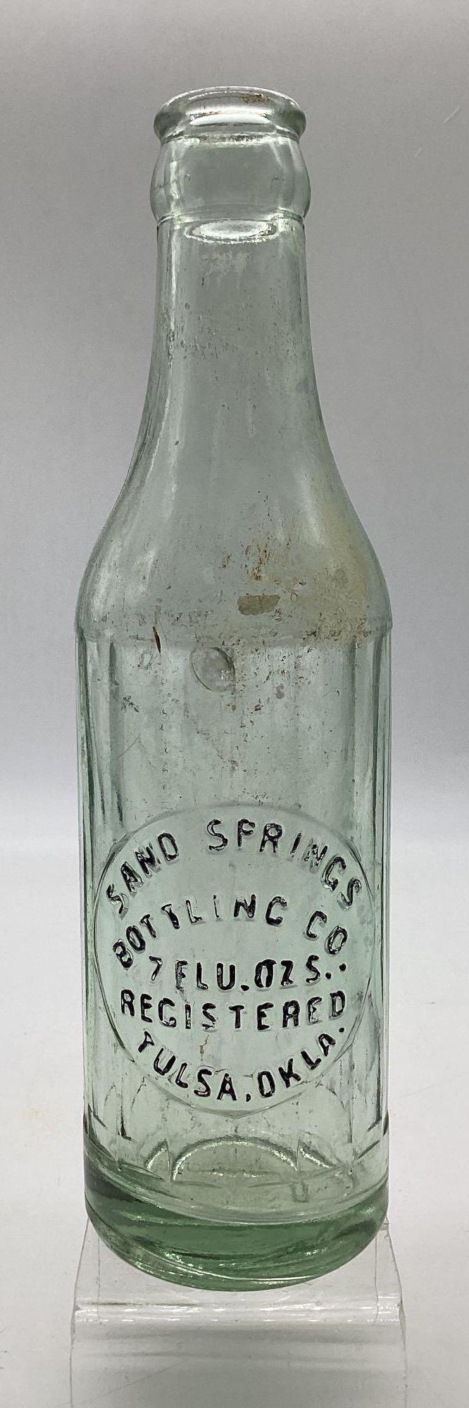 Sand Springs Bottling Company Soda Bottle Tulsa, OK