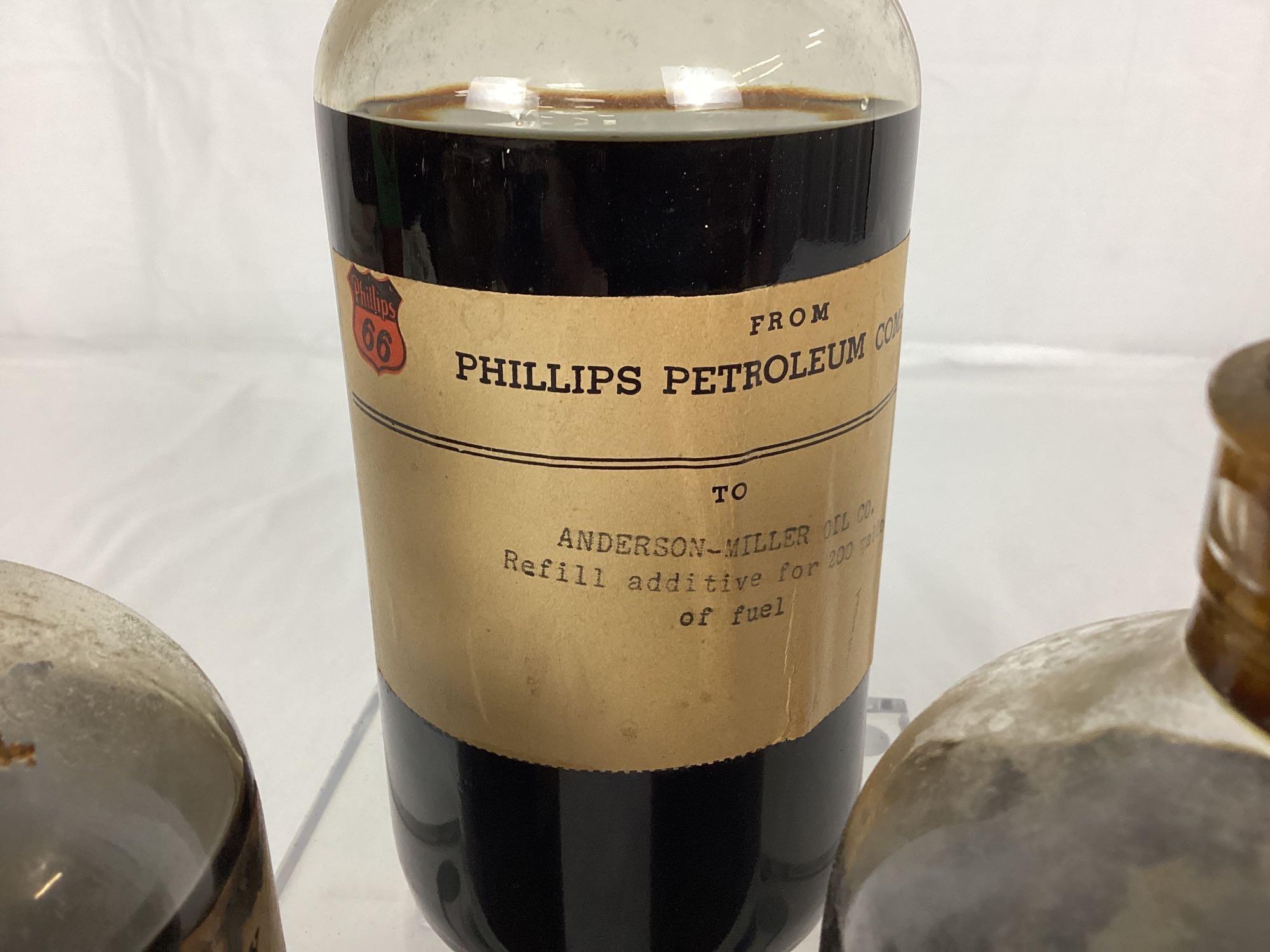 Early Phillips 66 Oil Bottles Bartlesville, OK