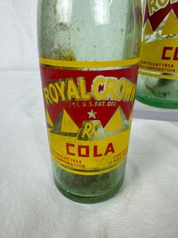 Two Royal Crown Cola Soda Bottles Tulsa, OK