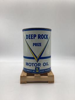 Deep Rock Prize Quart Oil Can Oklahoma City, OK