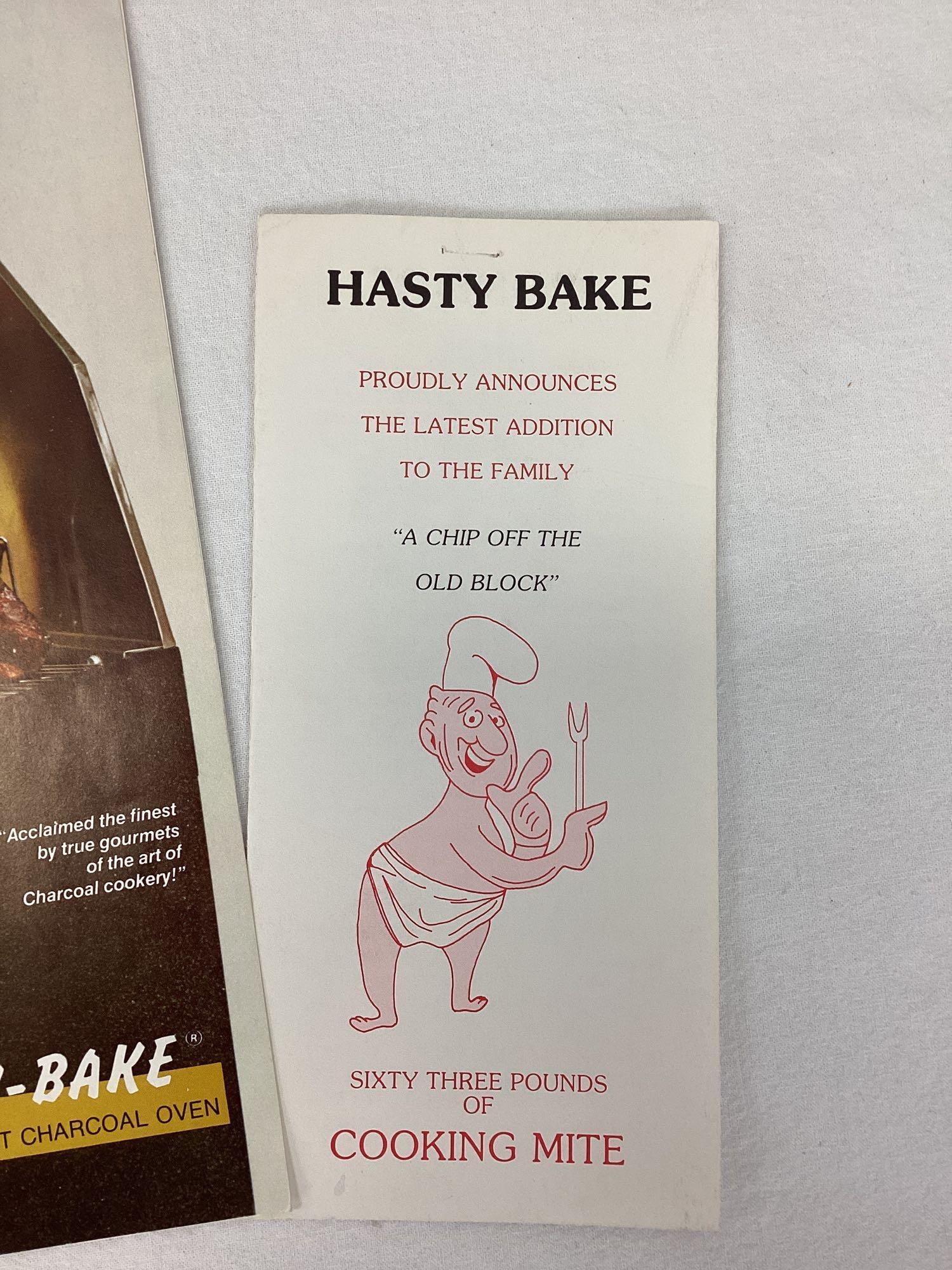 Hasty Bake Brochures and Matchbook