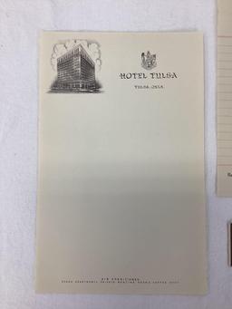 Early Tulsa Hotel Advertising Ambassador, Bliss, Camelot, Plaza and more!!!!