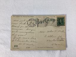 Tulsa Oklahoma Post Office Indian Territory Postcard