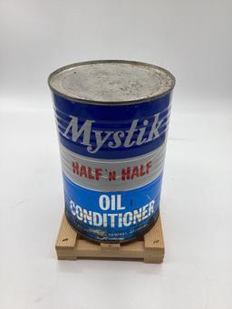 Mystik "Half & Half" Ribbed Quart Oil Can Oklahoma City, OK