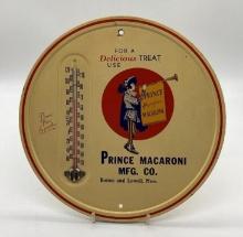 Prince Macaroni Metal Thermometer w/ Great Graphics