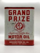 Grand Prize Motor Oil 2 Gallon Can