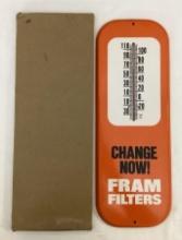 NOS Fram Oil Filter Thermometer w/ Box