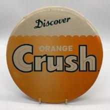 Discover Orange Crush Celluloid Hanging Sign