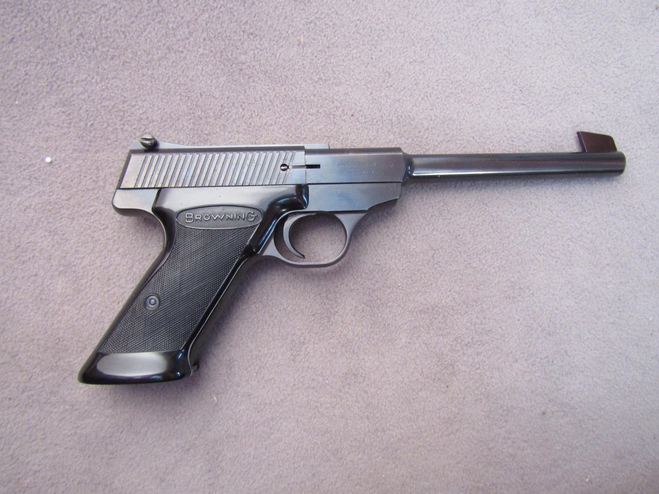handgun: BROWNING Model Nomad, Semi-Auto Pistol, .22LR, 15 shot, 6" barrel, S#63966P6