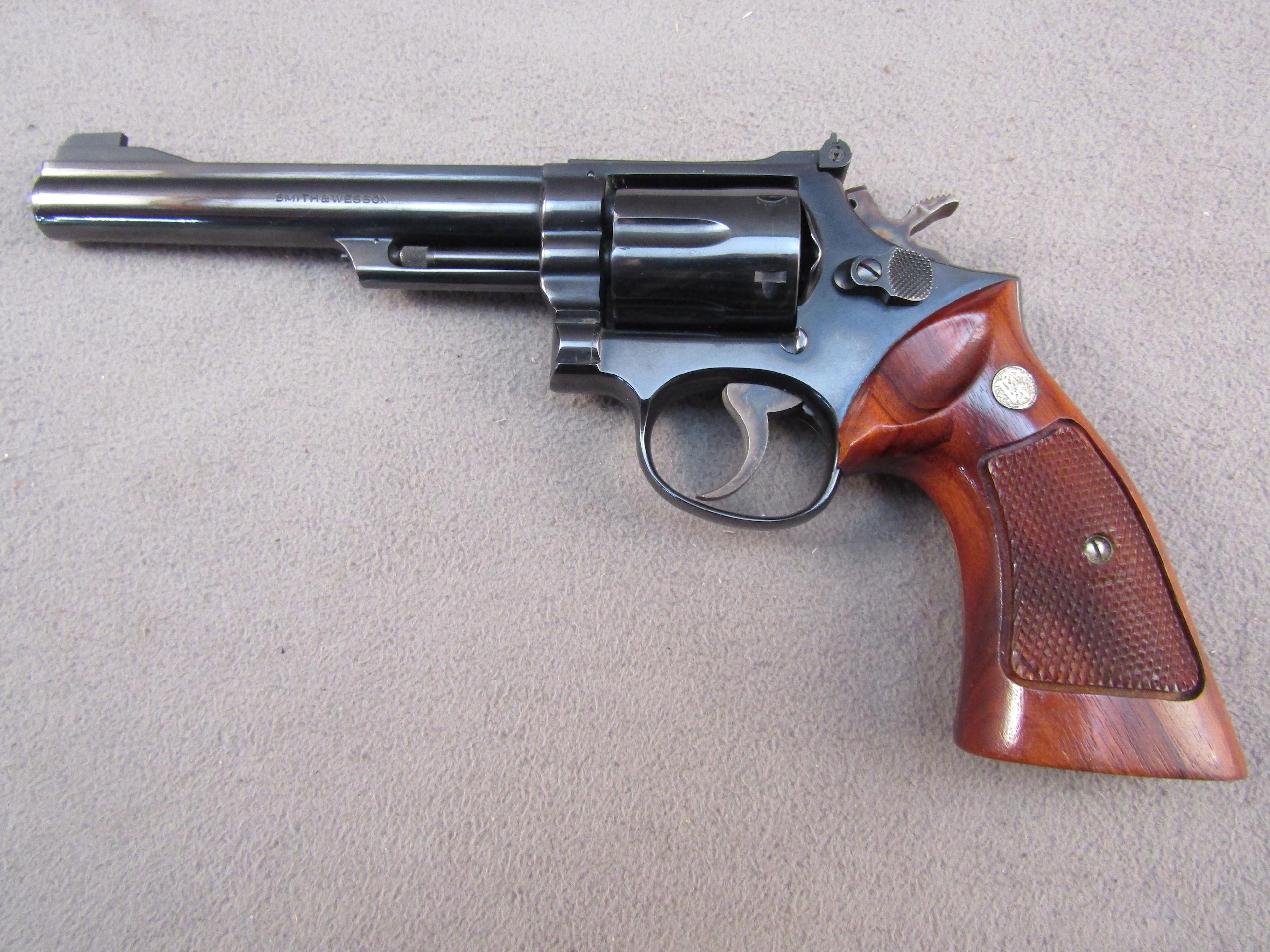handgun: S&W Model 19-3, Revolver, .357, 6 shot, 6" barrel, S#K987234