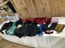 Assorted Vintage Clothing- Vest, Shirts, Scarves, Spats & More