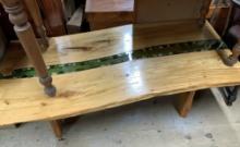 Gorgeous Handmade Coffee Table- One of a Kind Art Piece!