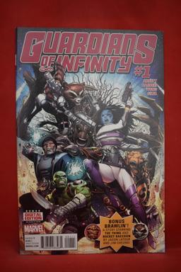 GUARDIANS OF INFINITY #1 | 1ST ISSUE - 1ST APP OF NEWCOMERS | JIM CHEUNG COVER ART