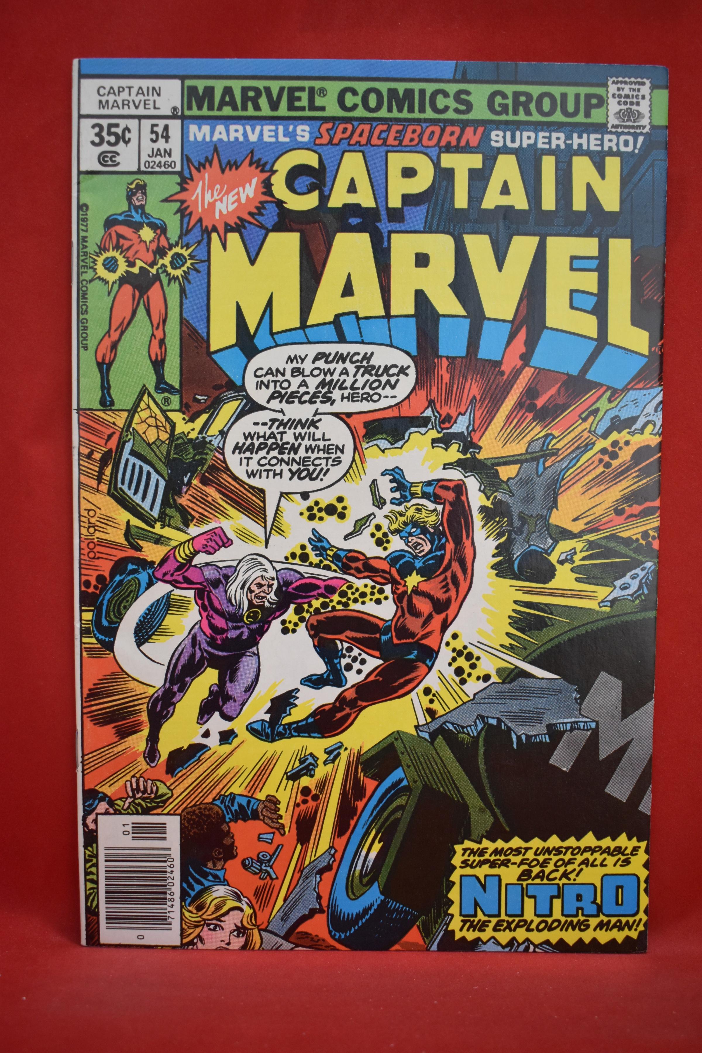 CAPTAIN MARVEL #54 | THE BIG BANG THEORY! | KEITH POLLARD - 1978