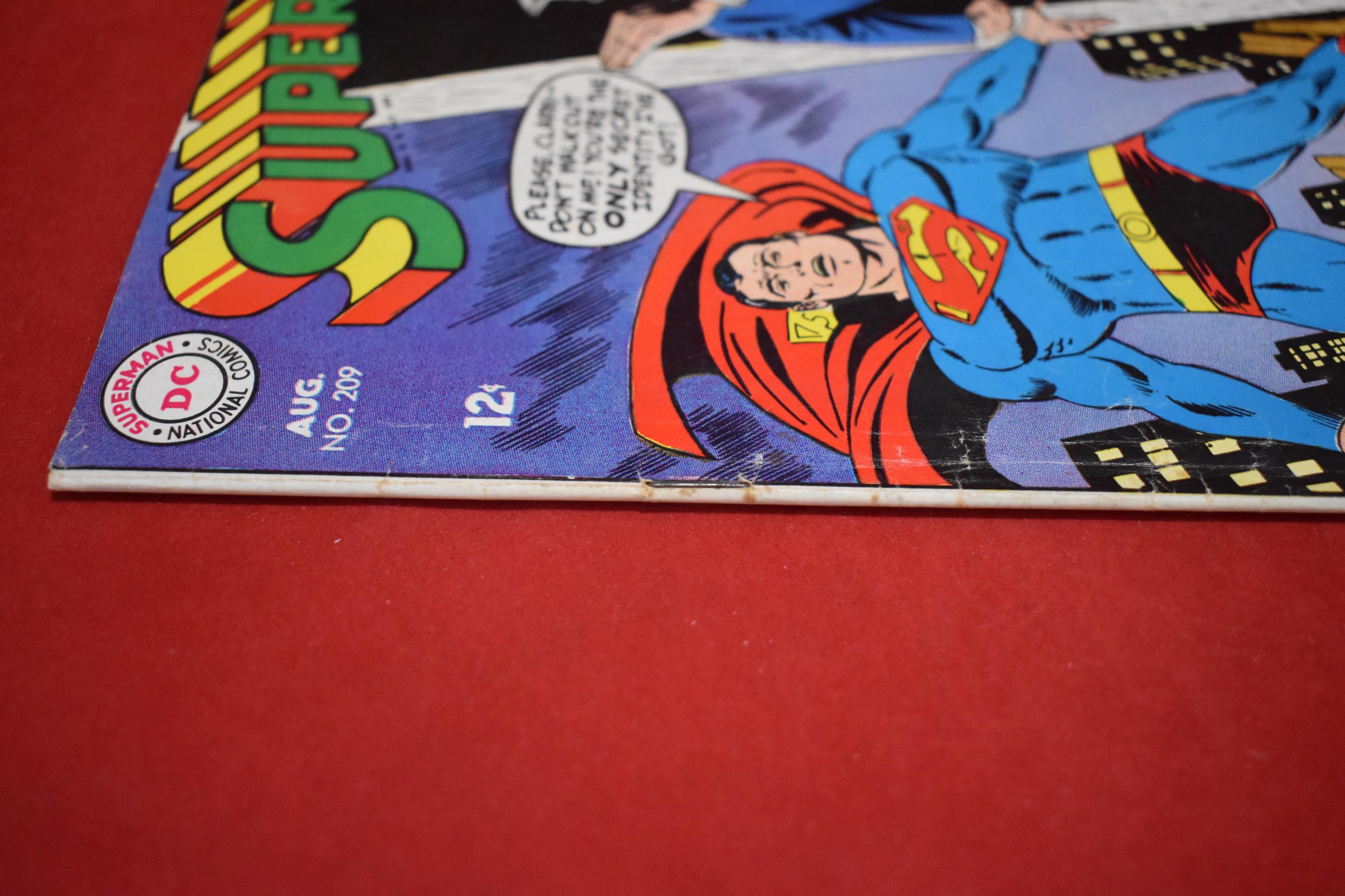 SUPERMAN #209 | THE CLARK KENT MONSTER! | ROSS ANDRU - 1968