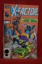 X-FACTOR #4 | 1ST APPEARANCE OF FRENZY! | BOB LAYTON - 1986