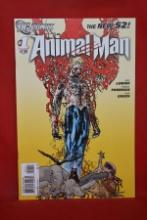 ANIMAL MAN #1 | PREMIERE ISSUE - NEW 52 | 1ST MENTION OF THE ROT, DEBUT OF MAXINE BAKER POWERS