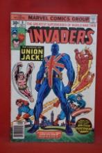 INVADERS #8 | 1ST COVER APP OF UNION JACK, UNION JACK JOINS THE TEAM - JACK KIRBY ART