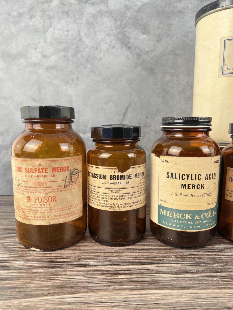 Antique Pharmacy Apothecary Bottles