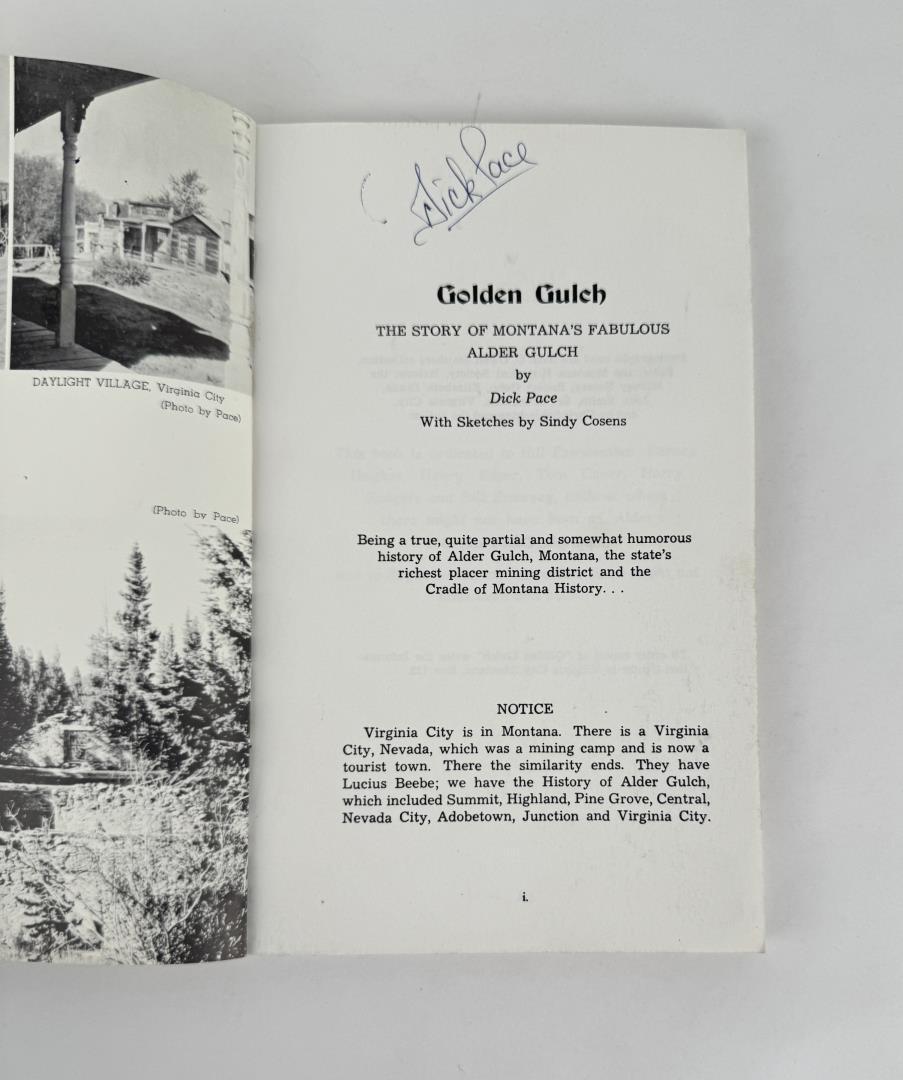 Golden Gulch Author Signed